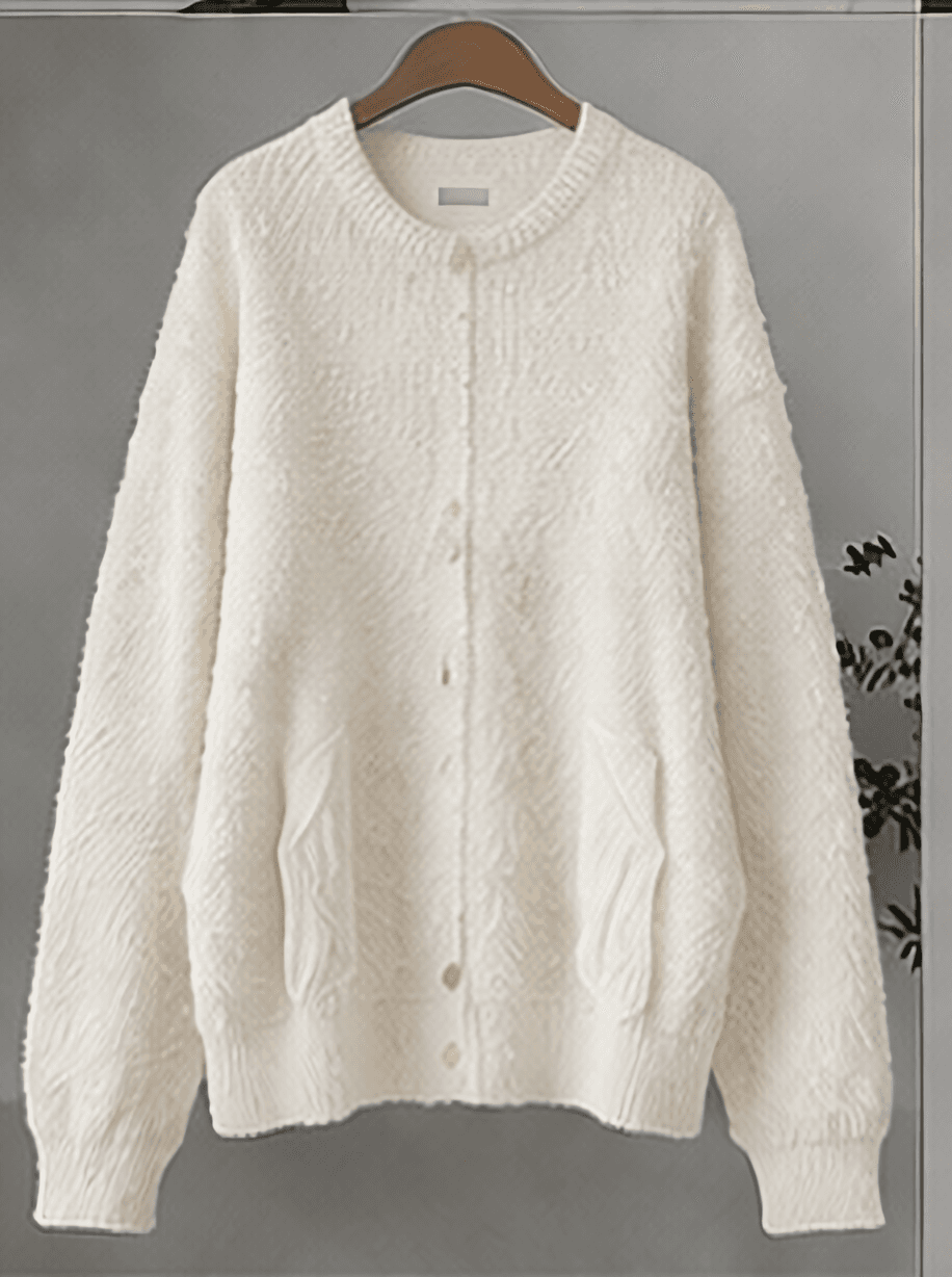 ブークレニットカーディガン