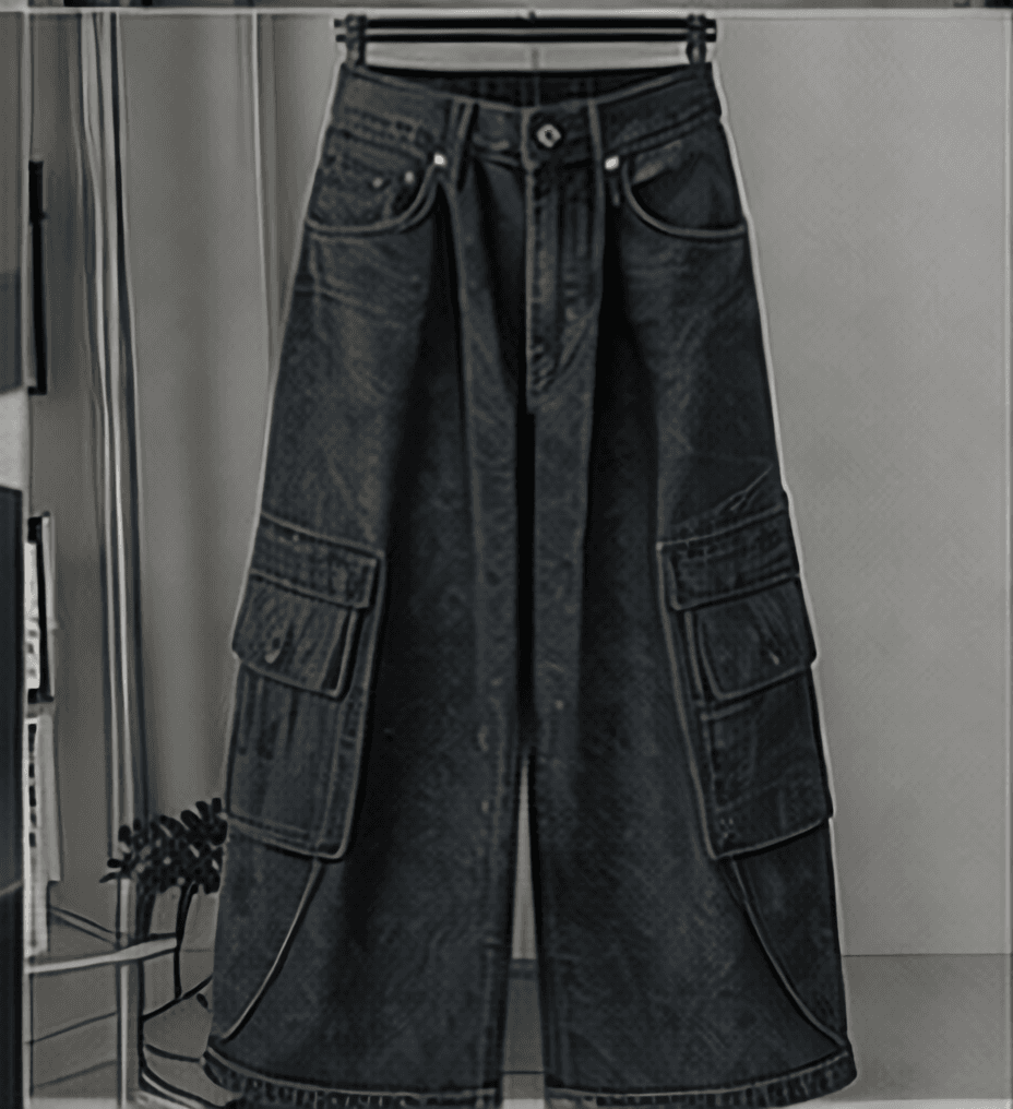 カーゴワイドデニム